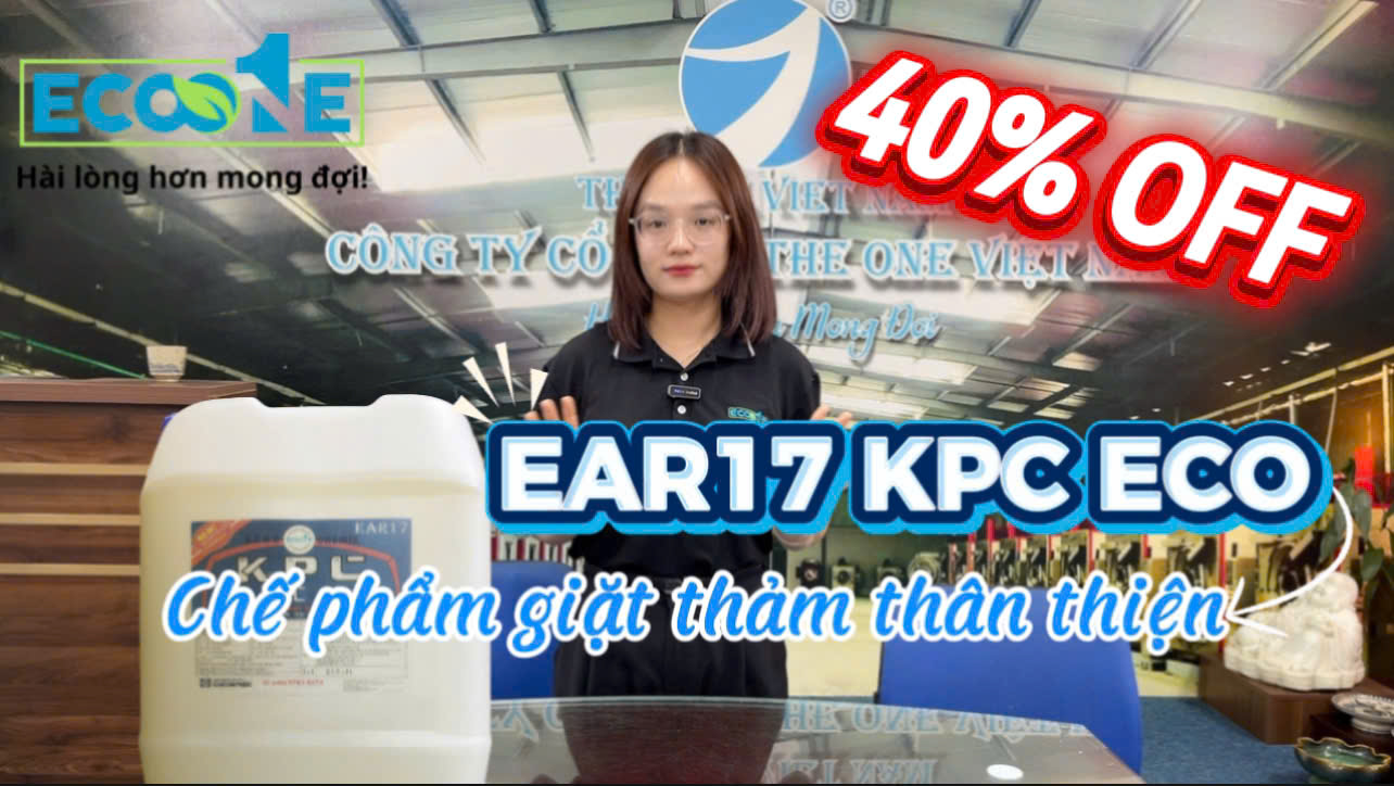 EAR17 KPC ECO – Hóa chất giặt thảm chuyên dụng, khử mùi tận gốc, an toàn cho sợi vải